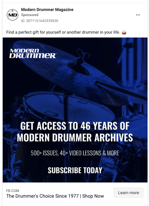 Modern Drummer